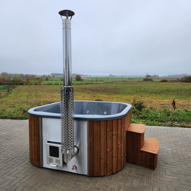 Revolution-LTD Üvegszálas Dézsa beépített kályhás szögletes