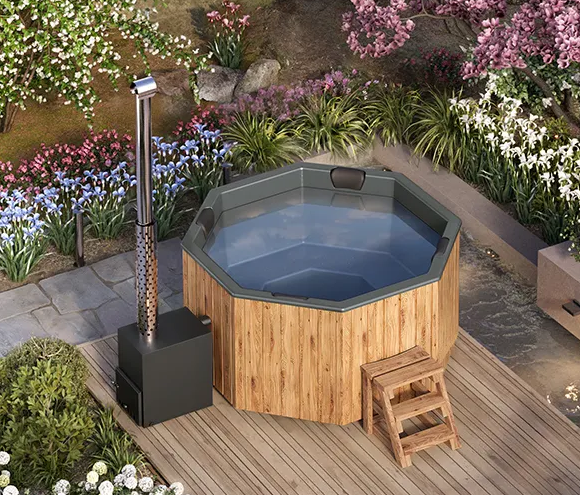 Revolution-Hot Tube Szögletes üvegszálas Dézsa külső kályhás Octa6