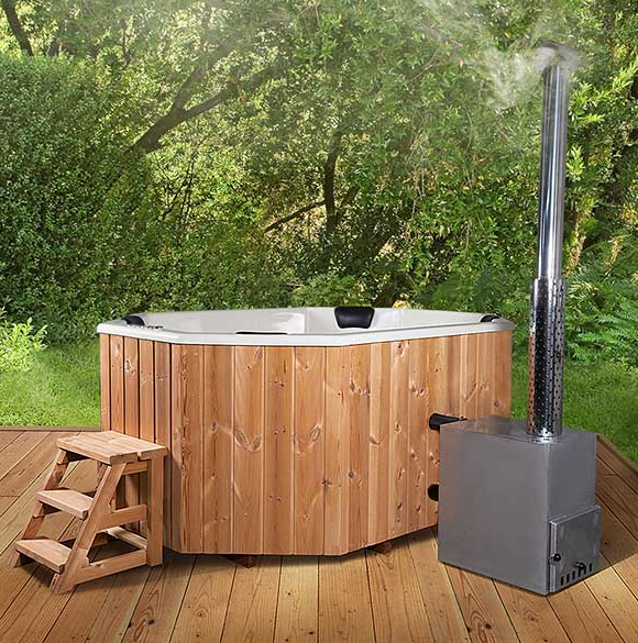 Revolution-Hot Tube Szögletes üvegszálas Dézsa külső kályhás Octa9