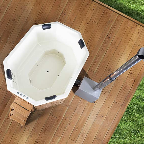 Revolution-Hot Tube Szögletes üvegszálas Dézsa külső kályhás Octa9