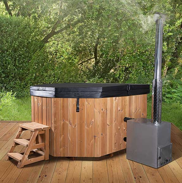 Revolution-Hot Tube Szögletes üvegszálas Dézsa külső kályhás Octa9