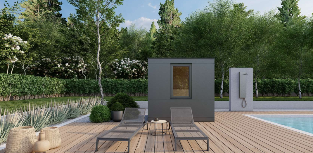 Optima 210x180x235 cm exclusive szauna