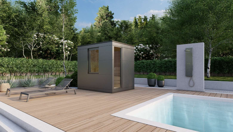 Optima 210x180x235 cm exclusive szauna