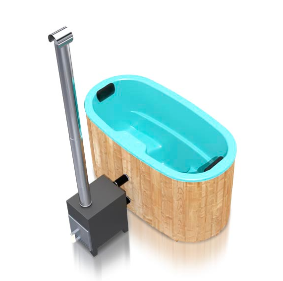 Revolution-Hot Tube Ovális üvegszálas dézsa külső kályhás