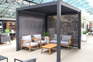Revolution Pergola Dark Grey 300x300x250 cm