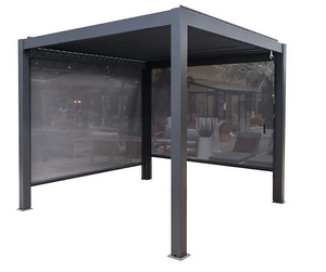 Revolution Pergola Dark Grey 300x400x250 cm