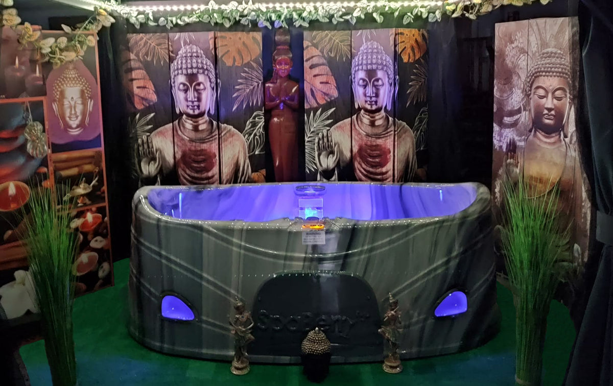 SpaBerry SB5 2 személyes jakuzzi 232,5x126,5x81cm