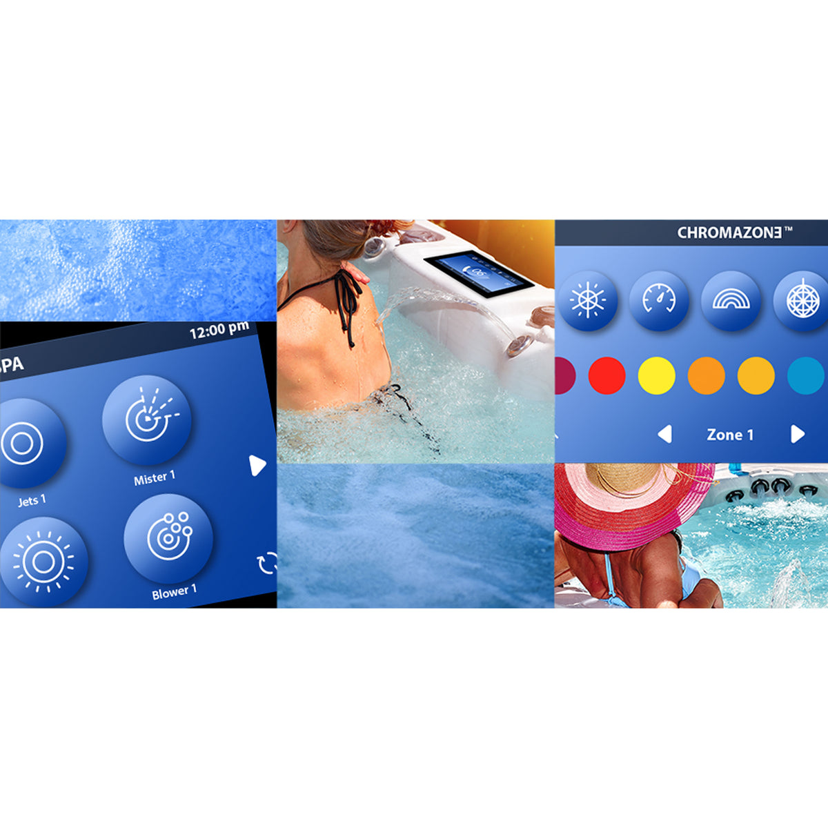 Jakuzzi Vezérlő panel SpaTouch  3