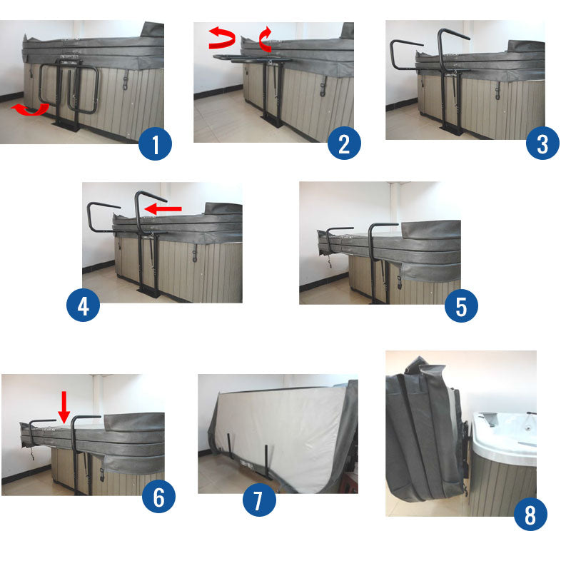 Tető emelő jakuzzi alá tehető